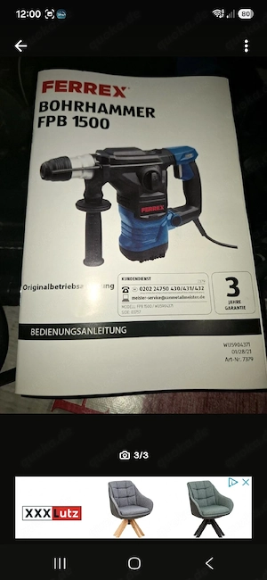 Ferrex Bohrhammer