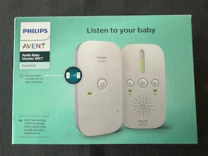 Philips Avent DECT-Audio Babyphone SCD503 26 Smart Eco Mode weiß