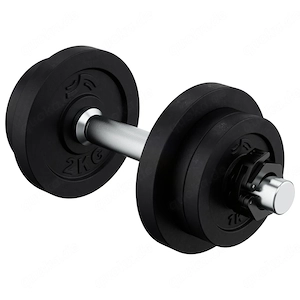 CRIVIT Kurzhantel Set mit Stahl Griff 10 kg