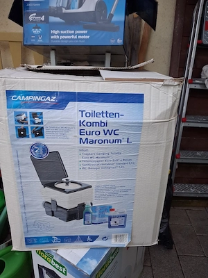 Campingtoilette Kombi Euro WC Maronum neu und unbenutzt