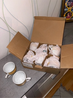 7 Kahla Kaffeetassen   Made in Germany   sehr guter Zustand