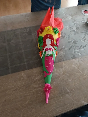 Schultüte Meerjungfrau 45cm Hoch 
