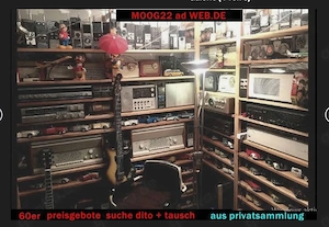suche defekte elektr. + akkust. Musikinstrumente Combos Echo Synth Effekte für Deko Patrtykellerband