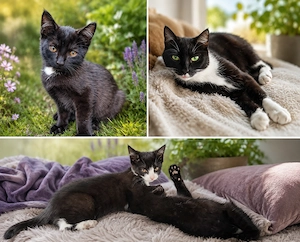 Kitten und Jungkatze