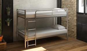 Zwei Etagenbett Simon Metall 90x200 cm