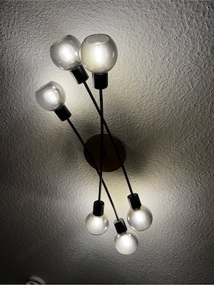 Deckenlampe mit Energiesparlampen