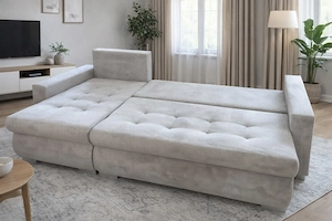 Ecksofa BRUNO | Schlaffunktion | Bettkasten