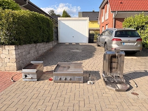 Gastro Set: Kalitegaz Lavagrill+Dönergrill & OttoX Elektrogrillplatte