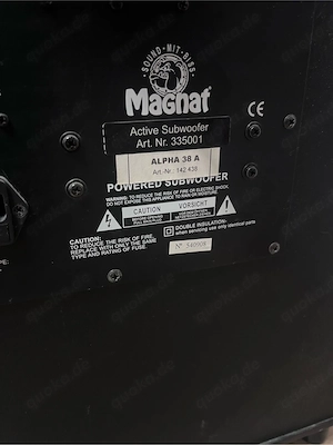 Magnat Alpha Sub 38A