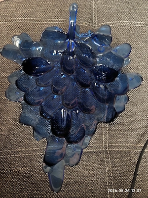 Glasschale Trauben 
