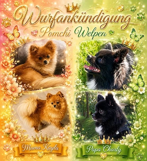 Wurfankündigung Pomchi Welpen!