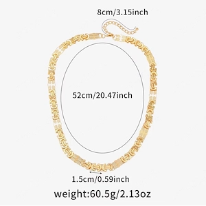 Massive Goldkette Unisex
