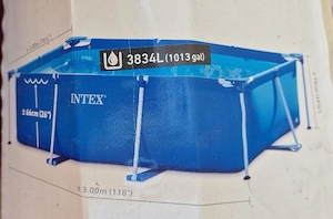 Intex Metal Frame Pool 300x200x75 cm   Nur 1 Sommer genutzt! (Nur Abholung)