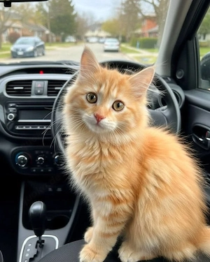 Weibliches Maine-Coon-Kätzchen, geimpft und mit Pass