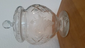 Altes Bleikristall Bowle Set, Bowle Service für 12 Personen