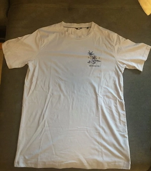 Mexx Herren T-Shirt Kurzarm   Baumwolle   Hell blau Größe L  NEU   ungetragen