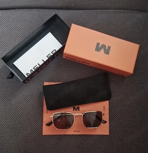 neue Sonnenbrille von Meller, Emin Gold Olive, UV400