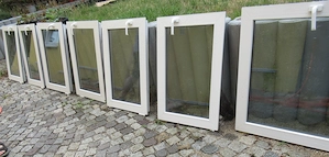 8 Kellerfenster aus Kunststoff, 2-fach verglast