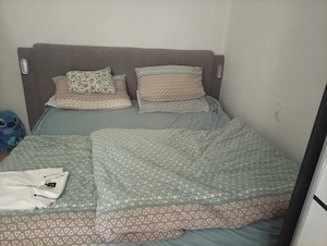 Boxspringbett Grau 