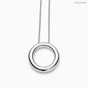 Esprit runder Anhänger mit Zirkonia und Kette in 925 Sterlingsilber Bild 4