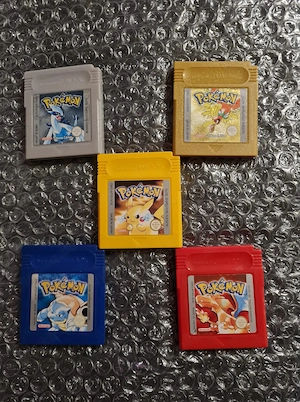 Pokémon Game Boy spiele verschiedene ohne ovp