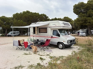 Frankia Wohnmobil auf Fiat Ducato Alkoven   viele Extras, knapp 154.000 km, 82 PS