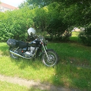 Es ist einfach nur schön, Motorrad zu fahren.