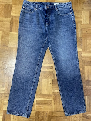 Blaue Review Jeans Hose Männer  W 36 L 32 Slim Fit NEU