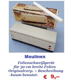Moulinex Folienschweißgerät
