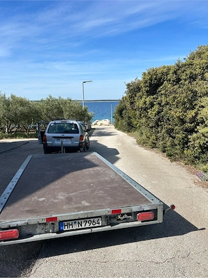 anhänger transport nach kroatien