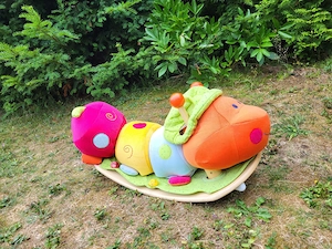 ROBA Schaukeltier Schaukel Raupe Wippe Kuscheltier Willi TOP Zustand!