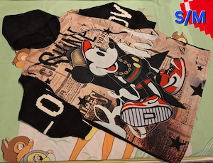 Pollover länger mit Mickey Mouse 