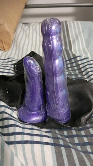 Strap on mit doppel dildo 18 cm und 10 cm neu