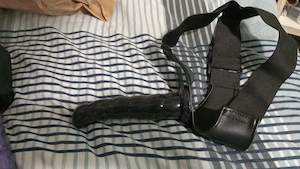 Strap on mit dildo 17 cm neu