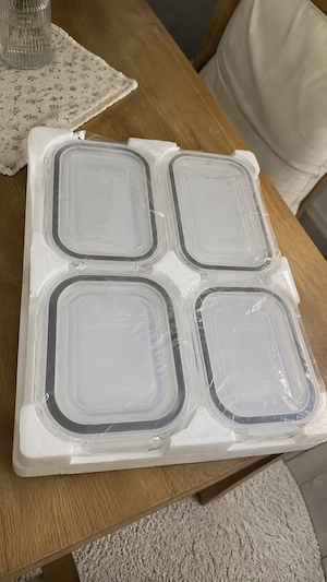 8x Glasbehälter mit Deckel | Meal Prep | Frischhaltedosen | Vorratsdosen | Neu