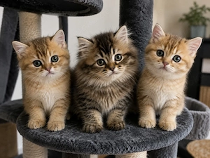 Bildschöne BKH   BLH Kitten (Golden & Black) suchen ein Zuhause!   