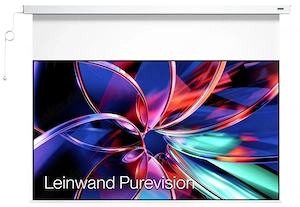 Purevision 100 Zoll motorisierte Leinwand (optimiert für Laser Projektoren) NEU OVP