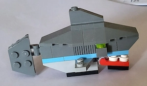 Neuer Lego Hai mit beweglichem Maul und Schwanzflosse