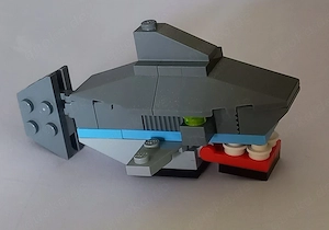 Neuer Lego Hai mit beweglichem Maul und beweglicher Schwanzflosse Bild 3