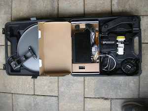 Satelittenanlage für Camper