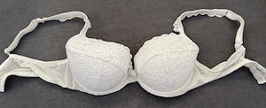 Damen Bh Pour Moi Push Up Weiß Spitze Gr. 80C
