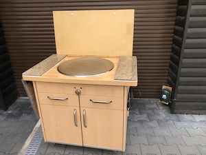 Tepangrill eingebaut
