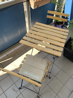 Set Tisch + 2 Stühle