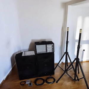 PA- Gesangsanlage komplett   Top Zustand   Phonic Powerpod 740 inkl. Boxen, Stative & Zubehör