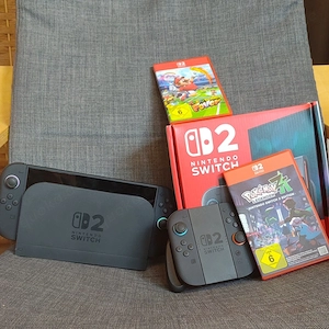 Nintendo switch 2 wie neue mit rechnung + garantie und zubehör 