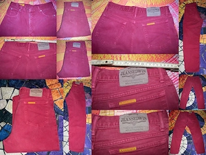 Verkaufe original vintage JEANS EDWIN W32   L32 mit Reißverschluss in ROT