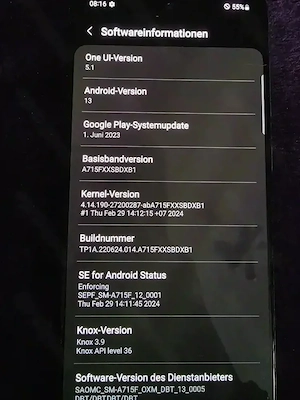 Samsung A71 in Türkis mit 128 GB Speicher gebraucht Bild 5
