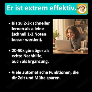 Zeugnis nicht so toll? - HUNSE hilft Dir! - Mit KI-Nachhilfe. Bild 5