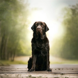 FCI Labrador Retriever Deckrüde braun 