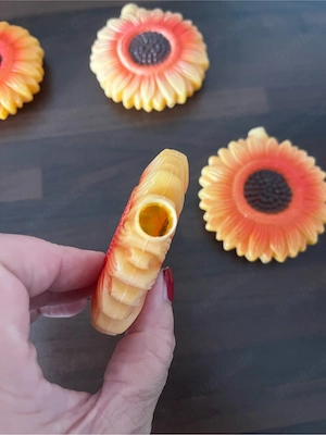 7 Deko Sonnenblumen zum Aufstecken auf Lichterketten Bild 2
